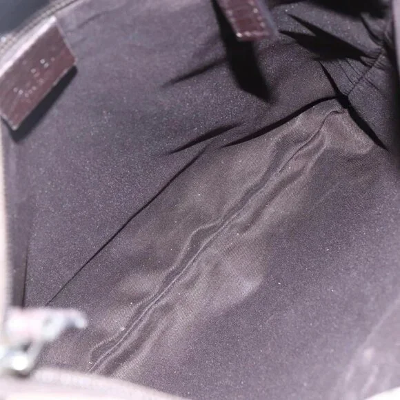 GUCCI GG Supreme Shoulder Bag PVC Beige Silver Auth 151520 - Picture 11 of 16